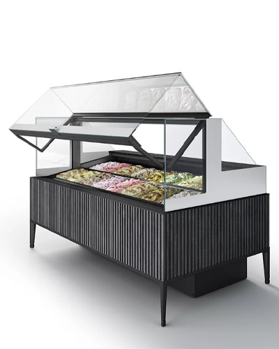 macchine per gelateria - vetrine espositive gelato