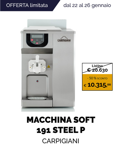 macchina soft 191 promo moca - machine for ice cream soft discount
