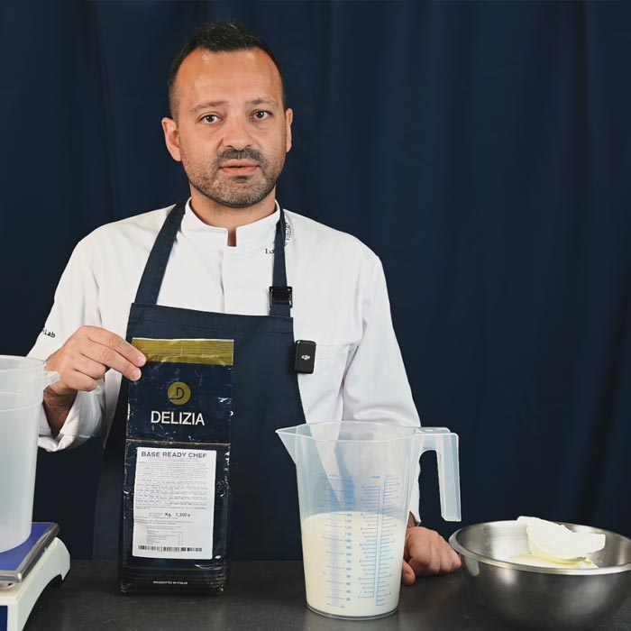 Base Ready Chef Delizia per gelati gastronomici e gelati gourmet