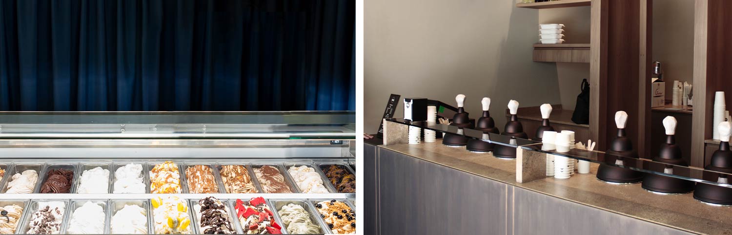 vaschette gelato o pozzetti