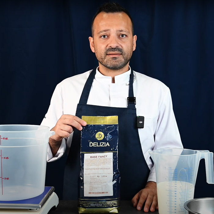 Base Fancy Delizia MO.CA per gelato cremoso e spatolabile