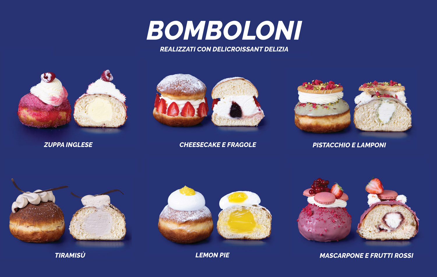 Bomboloni con Delicroissant Delizia: morbidezza e creatività senza limiti