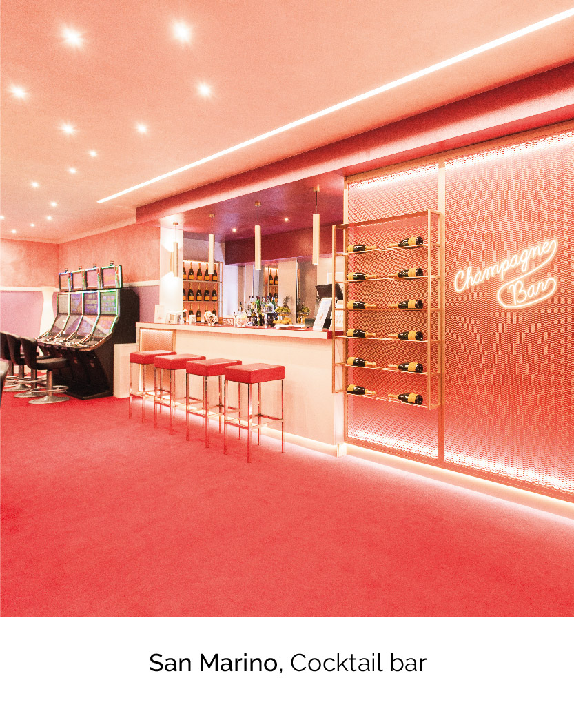 progettazione locali MO.CA Giochi del Titano San Marino